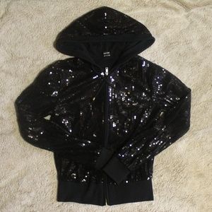 NWOT BLACK SEQUENCE JACKET